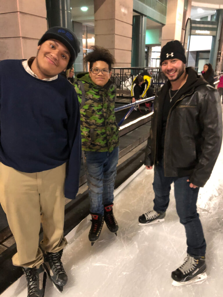group of boys smiling at the camera