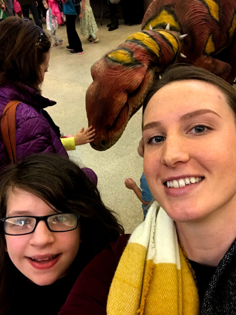 A day with the dinosaur